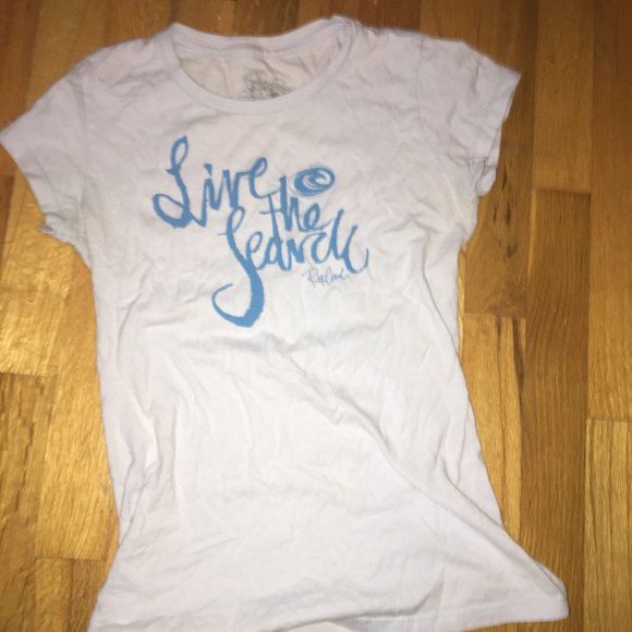 Light Blue Ripcurl Surfing Tee Shirt - Picture 1 of 2